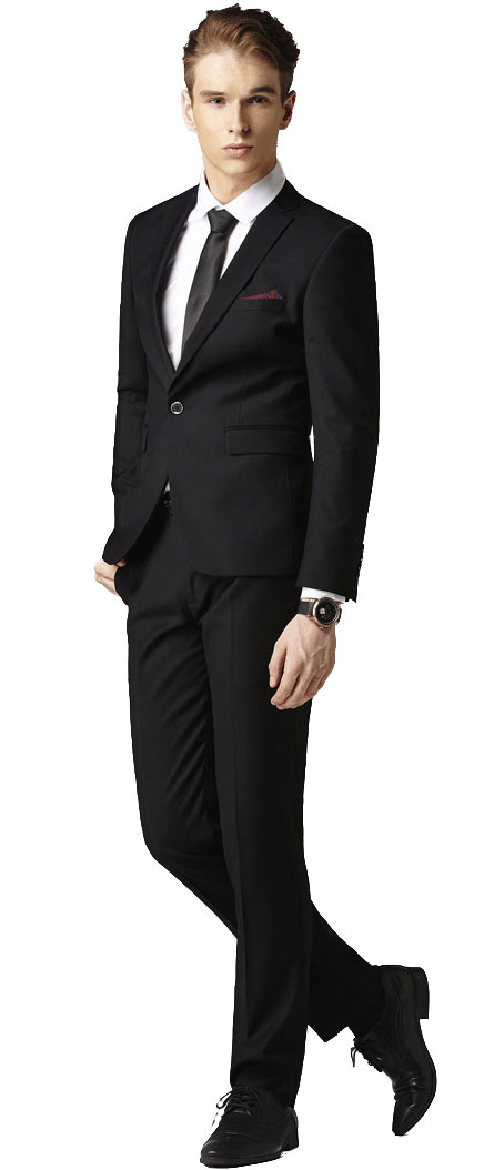 一?？勐殬I(yè)西裝定做模特上身效果圖