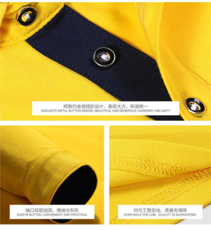 長(zhǎng)袖POLO衫定制細(xì)節(jié)展示圖
